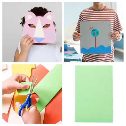 LALAFINA 10 Pack Foam Boards Blank Poster Board Sheets for Painting DIY Projects Model Making Classroom Displays 11.88 X 7.79 X 0.15 in - color: Green