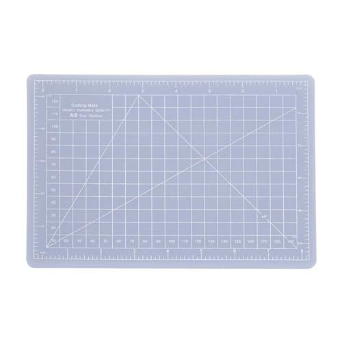 Translucent Cut Pads, Hand Made Tool for Rubber Stamp with Cuttting Mat, for Craft Paper Carving and Protects Desktop (A5-translucent cutting board) - size: 9.1"L x 5.9"W