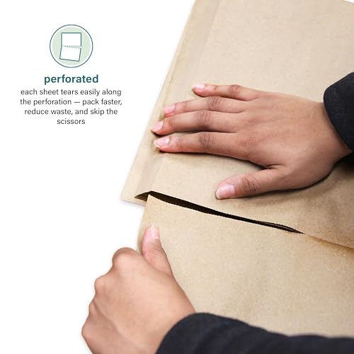 Elementree Brown Packing Paper Sheets for Moving & Shipping - 60-Carton Pallet (90,000 Sheets) - 14.5" x 11" - Sustainable Void Fill Packaging Made in the USA - Kraft Paper Thickness (00919PAL) - size: 90000 Sheets