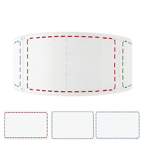 500 Removable Freezer Labels, 2x3 inches Water Oil Waterproof Stickers to Write on for Bottles Canning Containers Jars Pantry Organization Paper Name Clothes Tags Box Storage Bins Daycare, 3 Color - size: 500pcs 2" x 3"