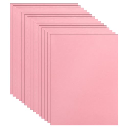 Guakicae 40 Sheets Candy Pink Cardstock 8.5 x 11 Scrapbooking Paper, 75lb Heavyweight Certificate Paper Card Stock for Wedding Invitations, School Crafting, Memus, Making Cards, Birthday Decorations - color: Pink, size: 40 Sheets