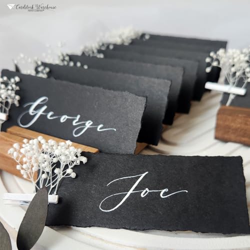 Cardstock Warehouse Colorplan Ebony Black Cardstock Paper – 25 Sheets, 8.5 x 11" – 100 lb. / 270 GSM Premium Matte Cover Cardstock for Invitations, Card Making, Scrapbooking & DIY Projects - color: Ebony