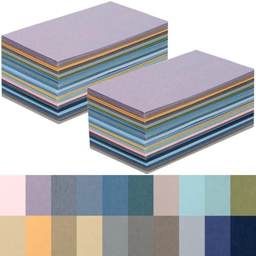 100 Sheets Morandi Colored Cardstock Blank Colorful Thick Paper 92LB/250gsm Cards Stock for Invitations, Postcards, Photos, DIY Crafts Greeting Card Making Scrapbook Supplies (4 x 6Inch) - color: Morandi, size: 4 x 6Inch