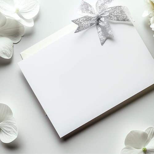 100 Sheets 92lb White Cardstock, 8.5" x 11", Thick Bright White Paper Envelops Making Blank Invitation Paper Greeting Cards DIY Craft, 92LB Cover 250 GSM - color: White, size: 92lb-100sheets