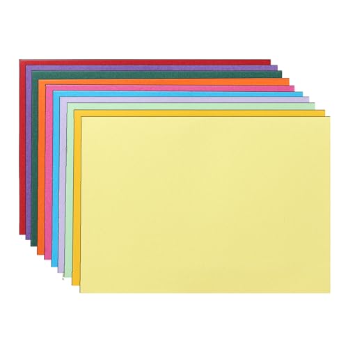 Guakicae 150 Sheets 10 Assorted Colors Cardstock 5 x 7 Heavyweight Paper, 300gsm/110lb Premium Flat Card Stock Craft Paper for DIY Card Making, Wedding Invitations, Thank You Cards, Recipe Cards - color: Multicolor, size: 5x7-150pcs