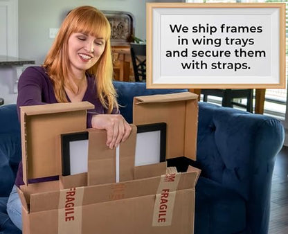 CustomPictureFrames 9x5 Rustic Shadow Box Frame - Solid Wood, UV Acrylic Plexiglass, Foam Board Backing & Hanging Hardware - Barnwood Display Frame for Poster Arts, Photos & Certificates - Black - size: 9x5