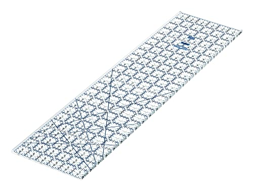 3 Rectangle Quilting Rulers and My Comfort Rotary Cutter Kit | Includes 6x24 Quilting Ruler, 6x12 Ruler, 3x18 Ruler & Ergonomic 45mm Rotary Cutter