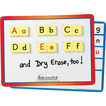 Really Good Stuff EZread Magnetic Word Building Kit - 1 Tray, 52 Letters