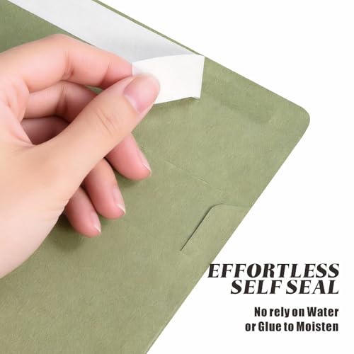 70 Packs A4 Envelopes, White, 4x6 Photo, Self Seal for Invitations, Weddings, Baby Shower, Photos, Postcards, Greeting Cards, Mailing (Sage Green, 30 Pack A7 Cards and Envelopes) - color: Sage Green, size: 30 Pack A7 (5.31x7.28in) Cards and Envelopes