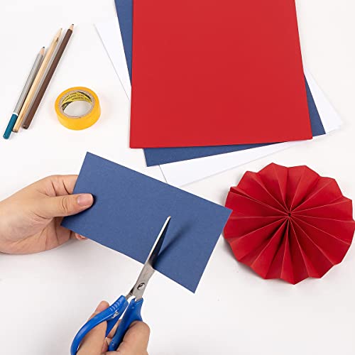 30 Sheets Cardstock Paper 8 1/2 x 11 Inches, Red | For Crafts and Invitations - color: Red