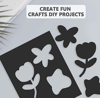 Somime 12 Pack Backing Boards Only - 12x18 Uncut Black Mats Matboards, Acid Free Backerboards, Ideal for Photos/Pictures/Prints/Frames/Arts - size: 12x18
