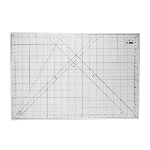 Pacific Arc Multipurpose Self Healing Cutting Mat Translucent 24 in x 36 in. - size: 36 x 24 Inch