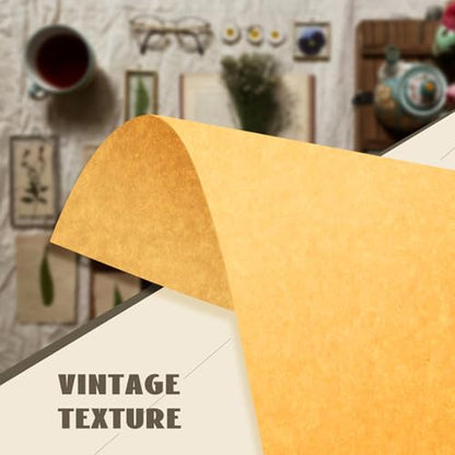8.5 x 11 Yellow Cardstock 100 Sheets, Goefun Yellow Parchment Card Stock Printer Paper 65lb Cover (180 gsm), Parchment Paper for Printing, Writing, Crafts, Scrapbooking - color: Yellow