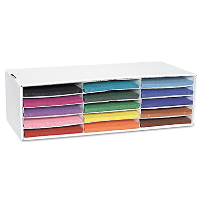 Classroom Keepers Letter-Size Construction Paper Sorter/Storage Box