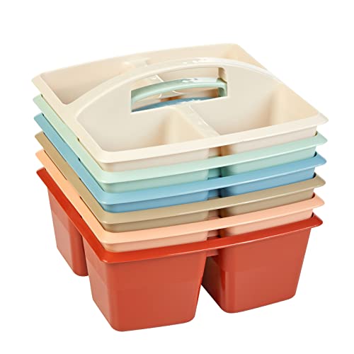 Really Good Stuff 4-Compartment Caddies - Boho, 6 Pack - Classroom Organization