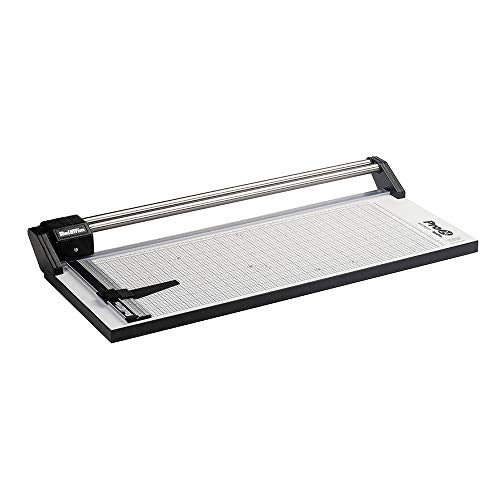 Rotatrim Pro 24 Inch Cut Professional Paper Cutter/Trimmer Precision Rotary Trimmer with Self-Sharpening Precision Steel Blades & Twin Stainless Steel Guide Rails (RCPRO24i) - size: 24 Inch