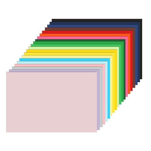 Silunkia 300 Sheets 20 Colors Cardstock 4 x 6 Printer Paper, 250gsm/92lb Heavyweight Recipe Card Stock for DIY Cards Making, Thank You cards, School Crafting, Birthday Decorations - color: Multicolor, size: 4x6-300pcs