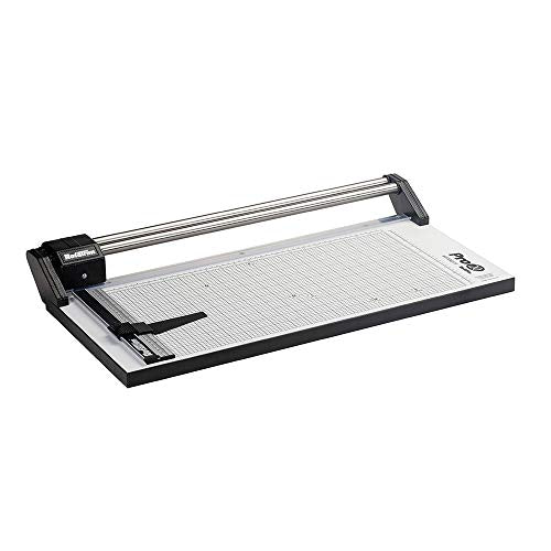 Rotatrim Pro 20 Inch Cut Professional Paper Cutter/Trimmer Precision Rotary Trimmer with Self-Sharpening Precision Steel Blades & Twin Stainless Steel Guide Rails (RCPRO20i) - size: 20 Inch