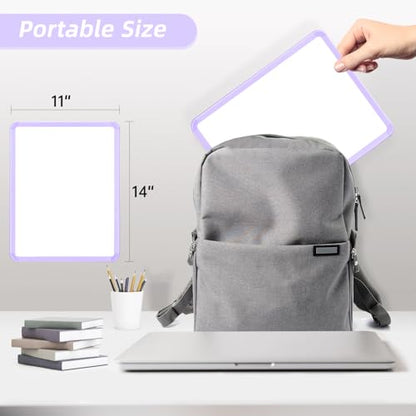 VUSIGN Small White Board Dry Erase, Purple - color: I-purple