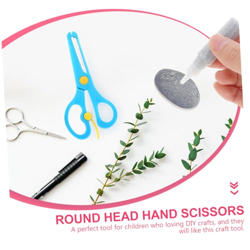 Veemoon 12Pcs Safety Scissors Plastic Blunt Tip Scissors for Preschool Crafting Comfortable Grip for DIY Projects