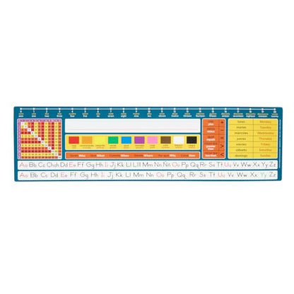 Really Good Stuff Dual Language Desktop Helpers Intermediate, Vinyl, Self-Adhesive - Set of 24 - color: Spanish & English