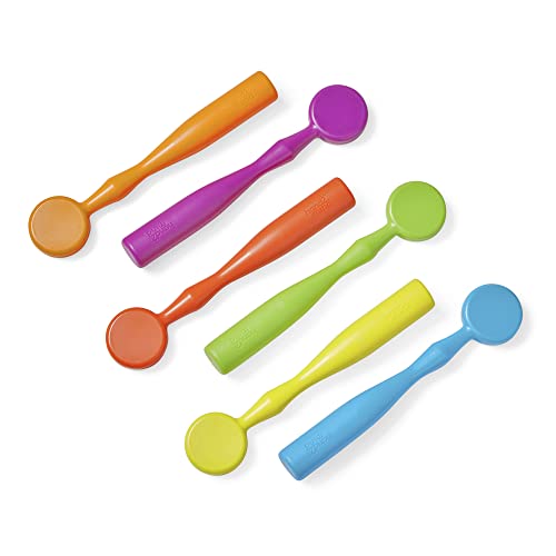 hand2mind Magnetic Wands for Kids, Magnet Wands, Magnets for Kids Science, Magnets for Teaching, Preschool Science Classroom Supplies, Magnet with Handle, Elementary Teacher Must Haves (Set of 6)