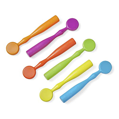 hand2mind Magnetic Wands for Kids, Magnet Wands, Magnets for Kids Science, Magnets for Teaching, Preschool Science Classroom Supplies, Magnet with Handle, Elementary Teacher Must Haves (Set of 6)