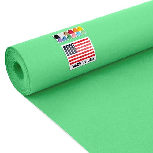 USA Made 24" x 1200" Green Kraft Paper Roll, 45 lbs Thickness, American Quality Colored Craft Paper Roll for Bulletin Board, School Projects - Non-Toxic, Odorless, Safe for Kids | American Quality Colored Craft Paper Roll for Bulletin Board, School Projec