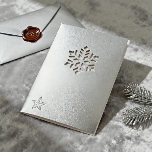 60 Sheets Silver Shimmer Cardstock 8.5 x 11 Craft Paper, 200gsm/74lb Double Sided Gray Card Stock Pearlescent Paper for Card Making, Scrapbook, Invitations and Greeting Cards - style: Silver-8.5x11