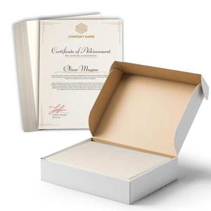 Hamilco Cream White Cardstock Paper 6x9 Blank Index Cards Card Stock 100lb Cover 100 Pack - size: 6" x 9"