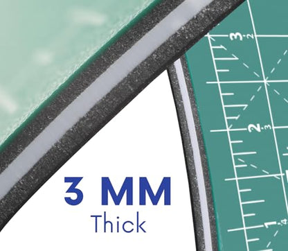 Proartek PK00012 Model GBM4060 Series 40" x 60" Dark Professional Cutting Mat; Double-Sided; Self-Healing; For Graphic Arts, Hobbies, Sewing, Scrapbooking, and other Cutting Projects - size: 60"L x 40"W