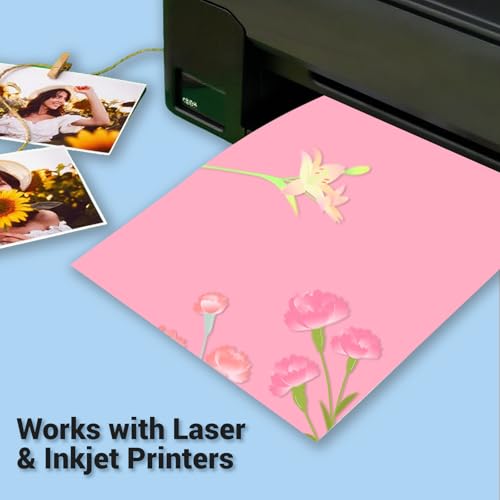 Cardstock 8.5 x 11, Thick Printer Paper 75 lb/200 gsm, 40 Sheets Card Stock Pink, Heavy Card stock, Art CardStock Paper for Invitations, Diy Cards, Business Cards, Menus, Crafts, Drawing etc - color: Pink, size: 8.5x11 IN-40 Sheets