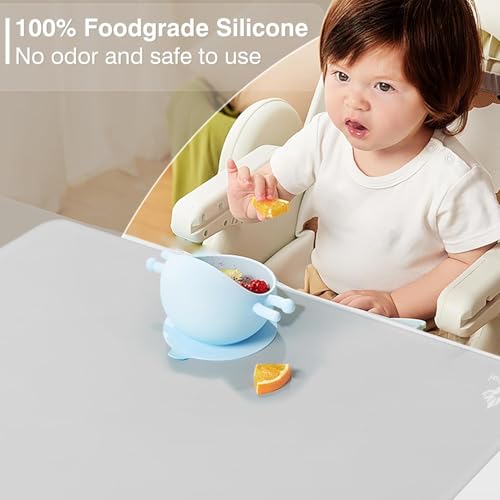 35.5" x 23.6" Extra Large Silicone Mat, Silicone Craft Mat for Placemat Baking Painting Clay Art and More (Translucent) - color: Translucent