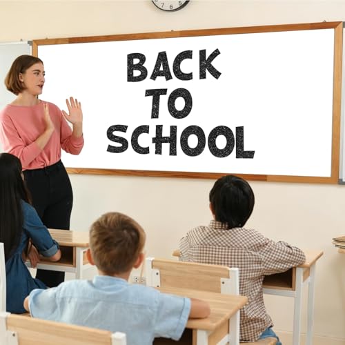 150 PCS Large 6" Bulletin Board Letters Set, Glitter Black Classroom Alphabet Cutout Letter for Bulletin Board Display Home School, A Great Helper to Inspire Students' Learning Interest - style: Glitter Black