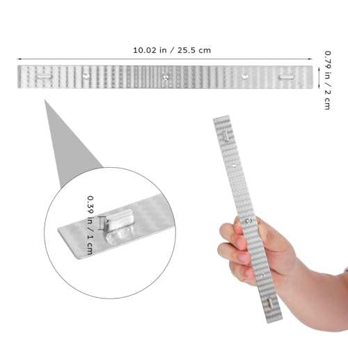 Sewroro Animation Peg Bar, 3 Hole Punch Paper Positioning Tool, Stainless Steel Fixed Paper Ruler for Drawing, Sketching, Comic Drafting and DIY Cartoon Creation, 9. 84 x 0. 79 in