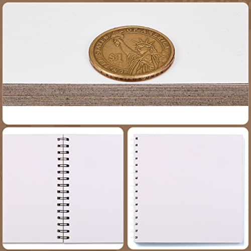 20 Pcs Book Board, Binders Board Chipboard Designer Bookboard Kraft Heavy Duty Chipboard Sheets Bookbinding Supplies for Book Binding Cover (White,7 x 5 Inch 50pt) - color: White, size: 7 x 5 Inch 50pt