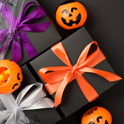 Vanhench Black Wrapping Paper 17.5"×760" (63'), Black Construction Paper for Poster Bulletin Board, Art Packing, Birthday, Bouquet Flower Halloween Wrapping - color: Black, size: 17.5" X 63'