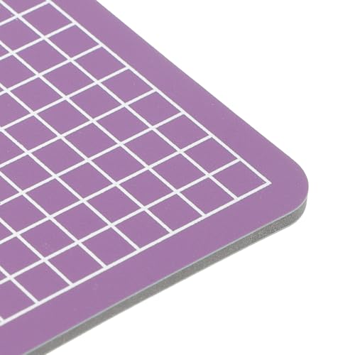 FOMIYES 3Pcs Mini Purple Double-sided Cutting Mats for Crafts DIY Engraving Art Mat Protective Crafting Surface for Paper Sewing Leather Model Making and Scrapbooking