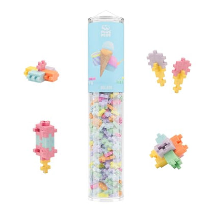 PLUS PLUS 240 Piece Gelato Mix Tube - Mini Interlocking Building Blocks Set, Stem Toys for Kids - Sensory Bin Fillers/Math Manipulatives Classroom Must Haves Gifts for Boys & Girls - style: Gelato Mix Play Tube
