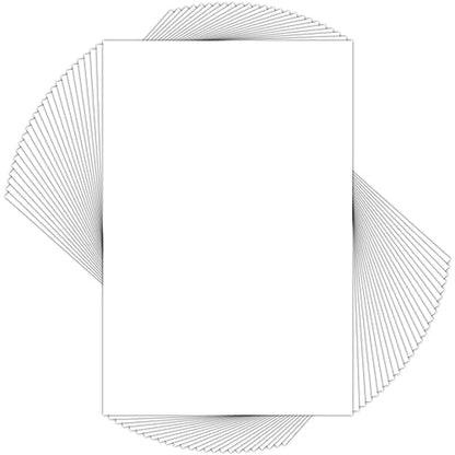Mat Board Center, Pack of 25, 12x18 White Backing Boards, 4-Ply Thickness Cardboard for Picture/Photo/Framing Back Support - size: 12x18