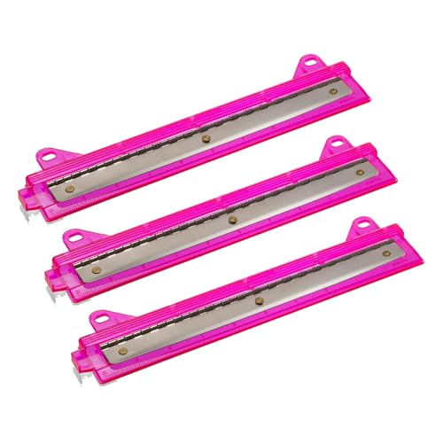 Officemate Ring Binder Punch, 3 Sheet Capacity, Comes in Assorted Colors - Pink/Teal/Smoke(90112) (Pack of 3) - size: 1 Count (Pack of 3)