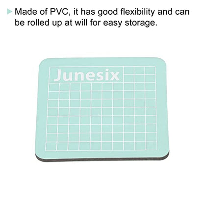 MECCANIXITY 2.4" x 2.4" Cutting Mats Rotary Fabric Mat Self Recover Sewing Mat Double Sided Mini for Hobbyist DIY Craft Creative Design, Mint Green - color: Mint Green