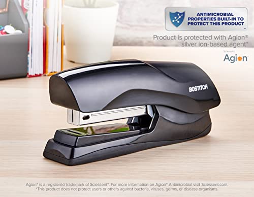 Bostitch Office Heavy Duty Stapler, 40 Sheet Capacity, No Jam, Full Strip, For Classroom, Office or Desk, Black - color: Black, style: Full Strip