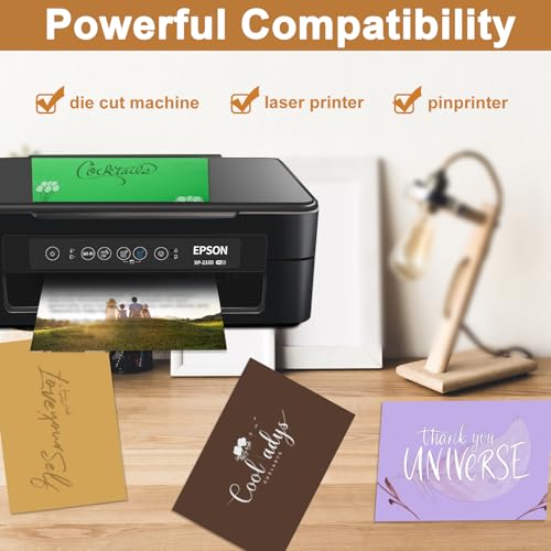 Silunkia 100 Sheets Purple Shimmer Cardstock 8.5 x 11 Cutting Paper, 75lb Heavyweight Craft Paper Card Stock for Card Making, Business Cards, Invitations, Thank You Cards - color: Purple, size: 100 Sheets