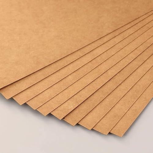 Kraft Paper Stationery Paper- Brown Heavy Cover stock 8.5 x 11 Cardstock, for Scrapbooking, Crafts, Arts and Craft, D.I.Y. Projects, Drawing Laser & Inkjet Printer Compatible (Brown, 25P) - color: Brown, size: 25P
