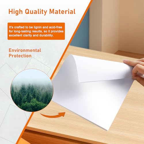 Guakicae 28 Sheets White Shimmer Cardstock 8.5 x 11 Certificate Paper, 250gsm/92lb Heavyweight Paper Card Stock for DIY Cards, Wedding Invitations, School Crafting, Business Cards, Graduations - color: White, size: 28 Sheets
