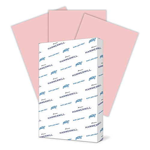 Hammermill Fore MP Pink 20# 11"x17" 500 sheets - color: Pink, size: 1 Ream | 500 Sheets, style: Ledger (11x17)
