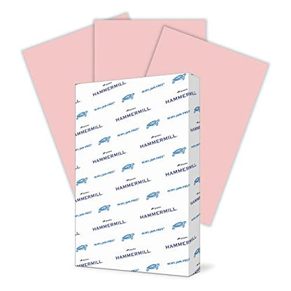Hammermill Fore MP Pink 20# 11"x17" 500 sheets - color: Pink, size: 1 Ream | 500 Sheets, style: Ledger (11x17)