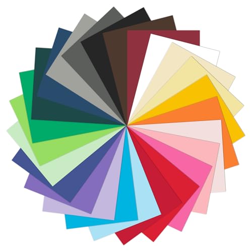 Colored Cardstock 8.5 x 11, Goefun 25 Sheets 25 Colors Construction Paper Assorted Color for Crafts & Scrapbooking - color: Multicolor