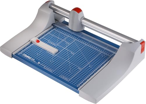 Dahle 440 Premium Rotary Trimmer, 14" Cut Length, 30 Sheet Capacity, Self-Sharpening, Automatic Clamp, German Engineered Paper Cutter - size: 14" Cut Length